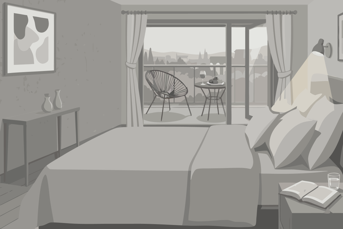 Suite com Vista Terra